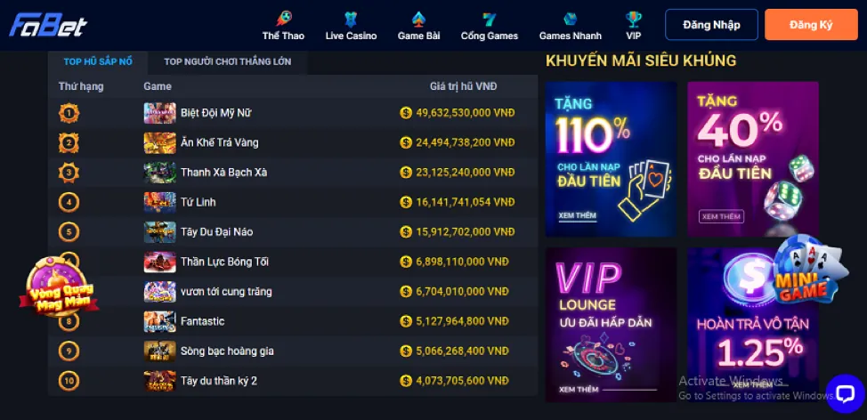 Chương Trình VIP win88
